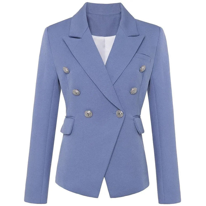 Drune | Stylischer Doppelreihiger Blazer Damen - Lässig - Unifarben