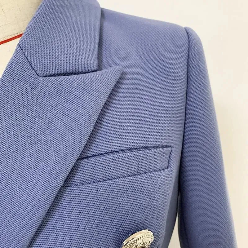 Drune | Stylischer Doppelreihiger Blazer Damen - Lässig - Unifarben