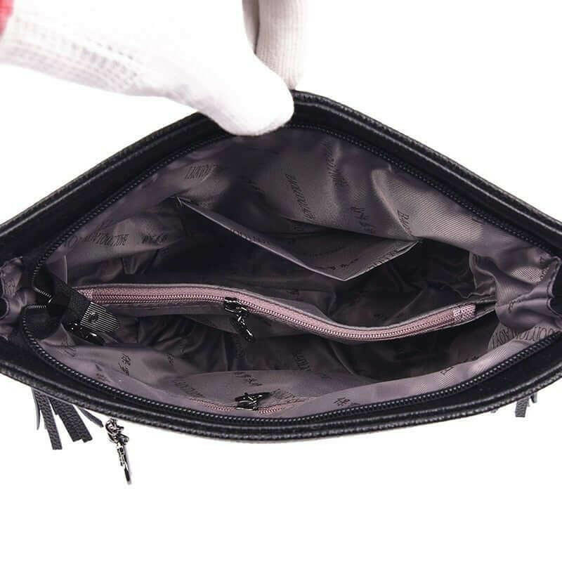 Drune | Leder Schultertasche Organisiert Bleiben Mit Stil!
