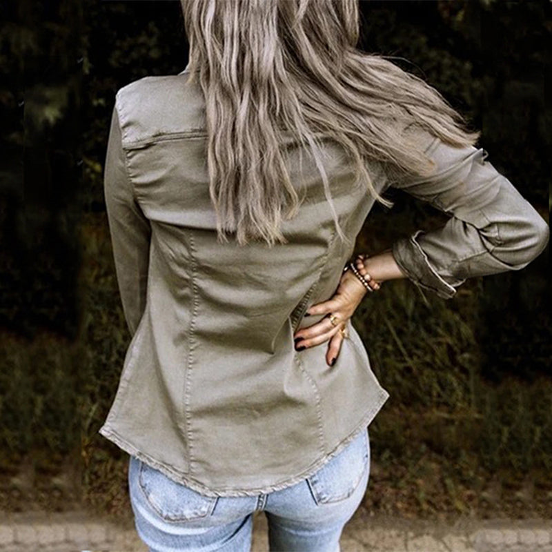 Drune | Stilvolle Damen-Jeansjacke