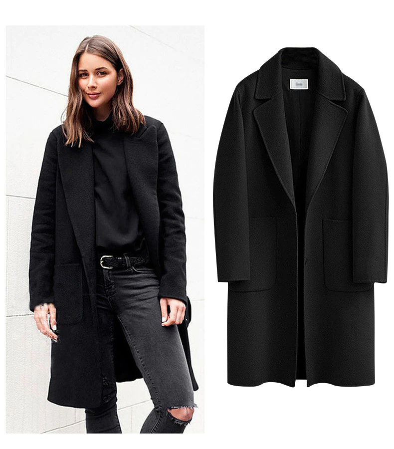 Drune | Stilvolle Lange Damenjacke