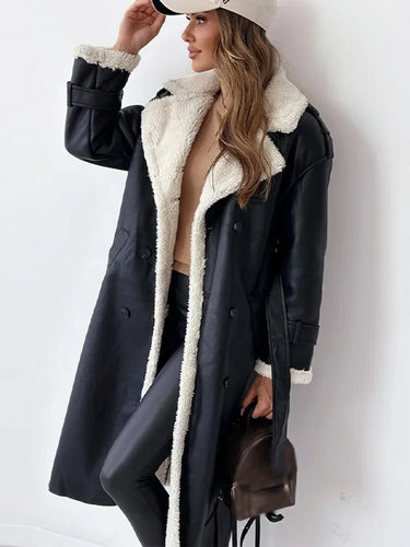 Drune | Stilvolle lange Damen Winterjacke