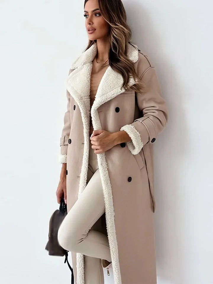 Drune | Stilvolle lange Damen Winterjacke