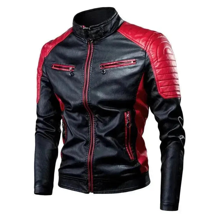 Drune | Stilvolle Slim-Fit Herren Leder Bikerjacke