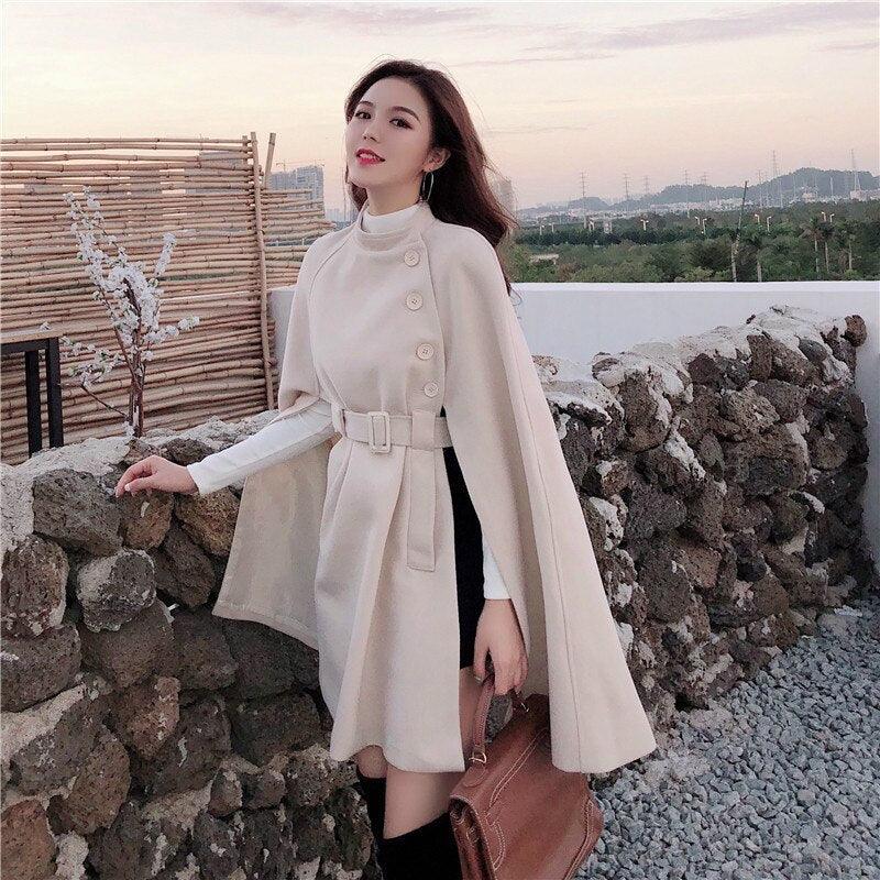 Drune | Stylische Damen-Cape-Jacke - Alishas Jacke