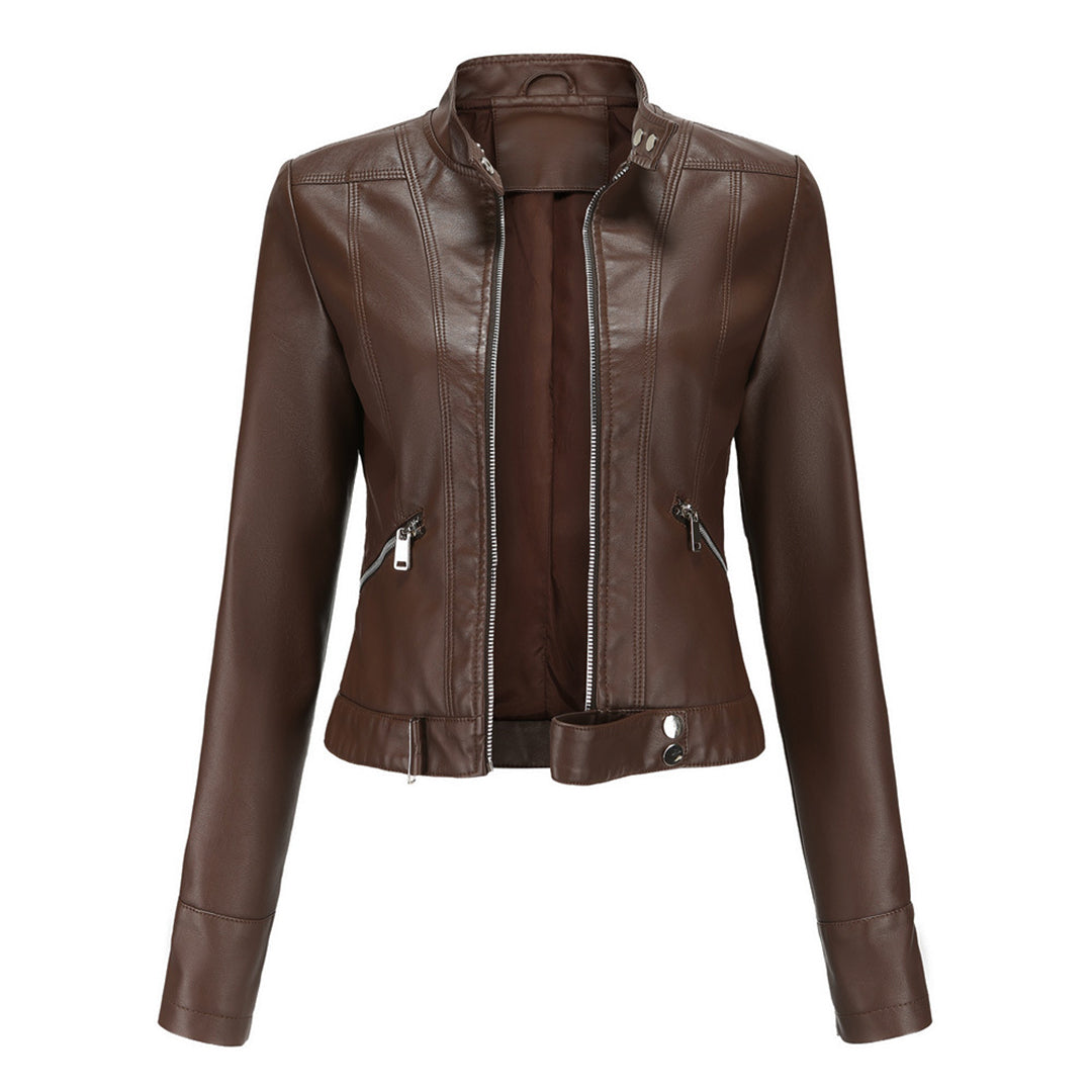 Drune | Stilvolle Damen Lederjacke Im Klassischen Design