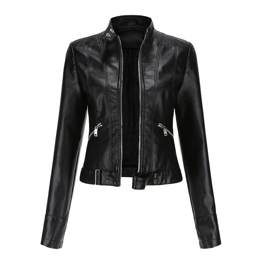 Drune | Stilvolle Damen Lederjacke Im Klassischen Design