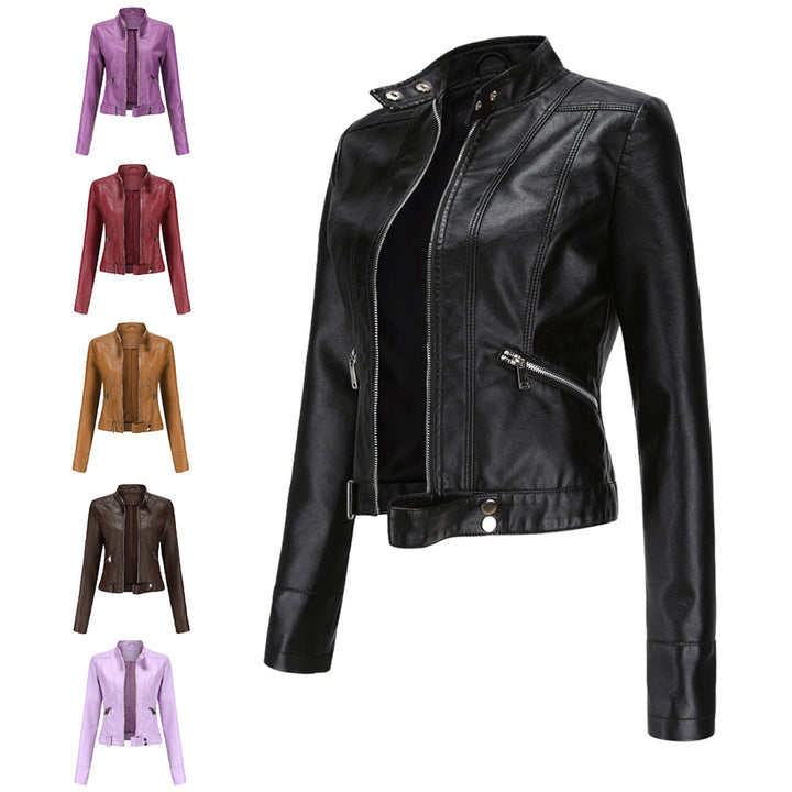 Drune | Stilvolle Damen Lederjacke Im Klassischen Design