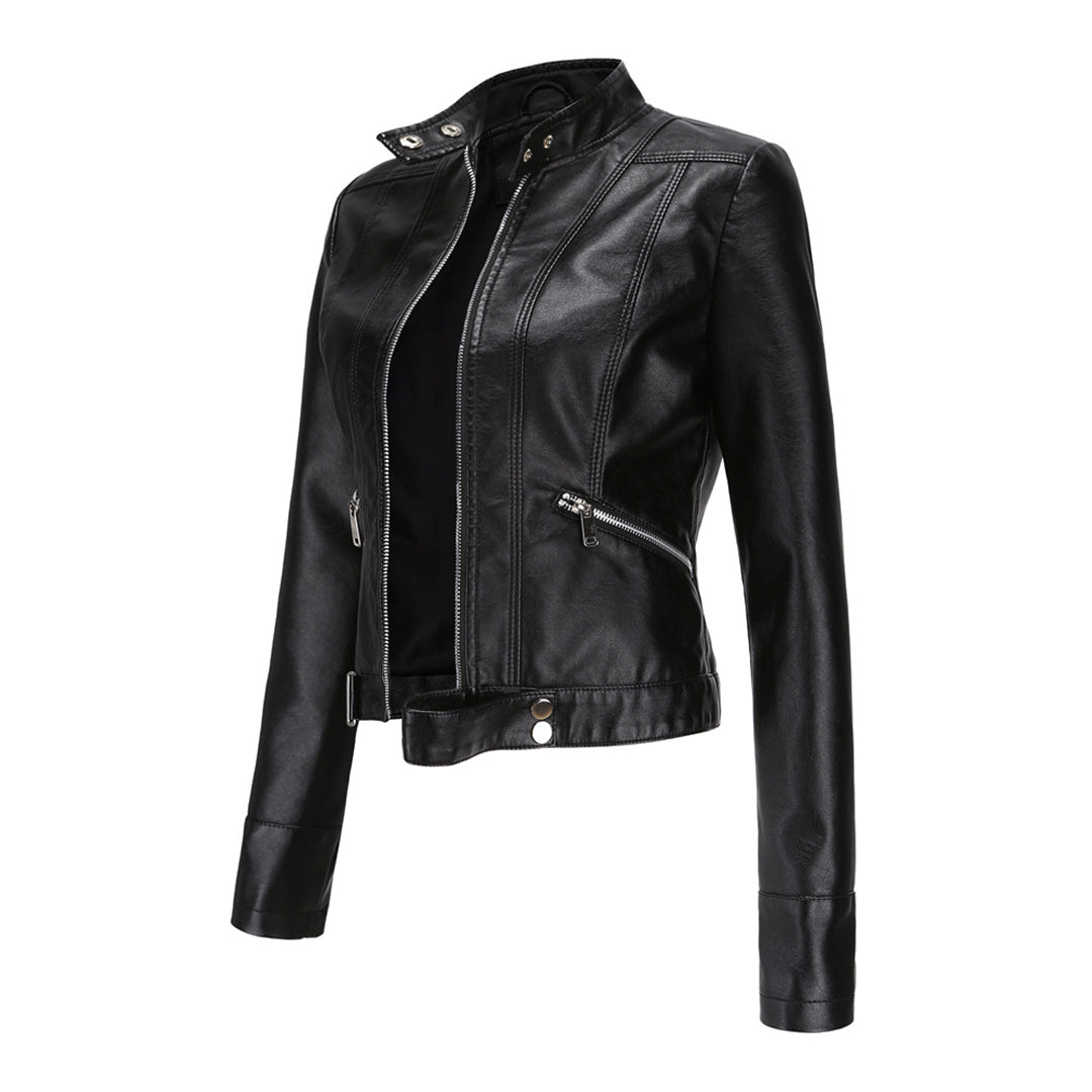 Drune | Stilvolle Damen Lederjacke Im Klassischen Design