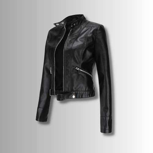 Drune | Stilvolle Damen Lederjacke Im Klassischen Design