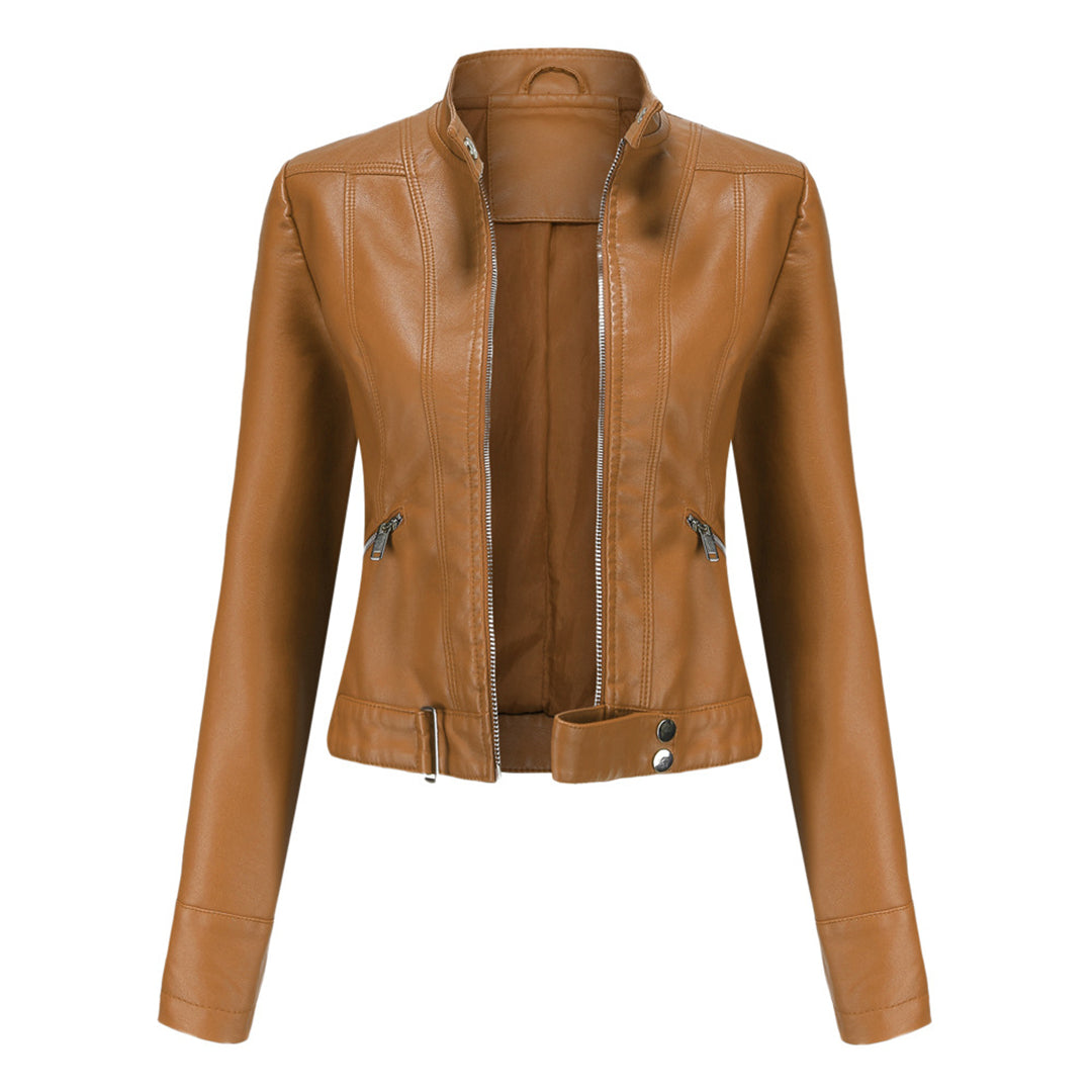 Drune | Stilvolle Damen Lederjacke Im Klassischen Design