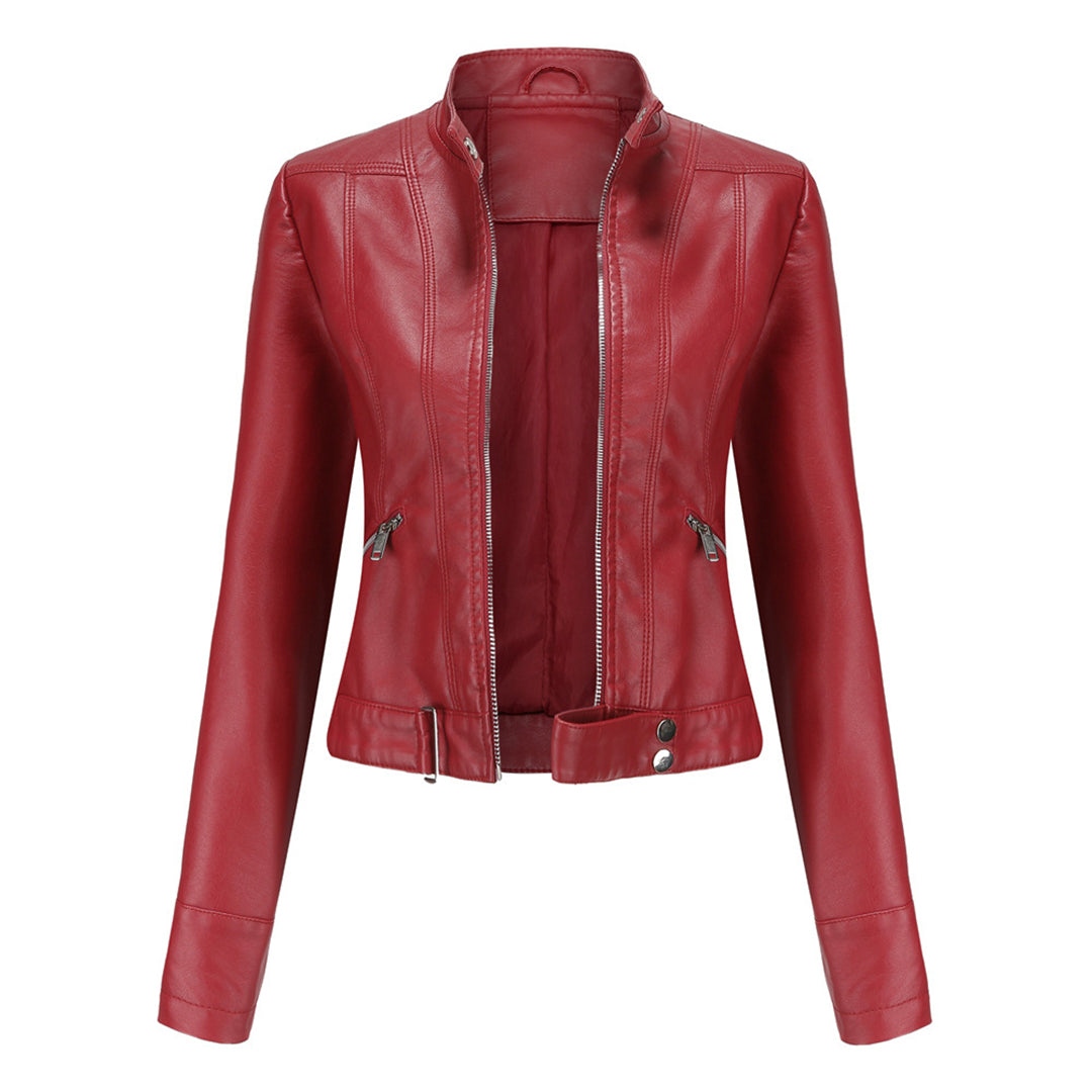 Drune | Stilvolle Damen Lederjacke Im Klassischen Design