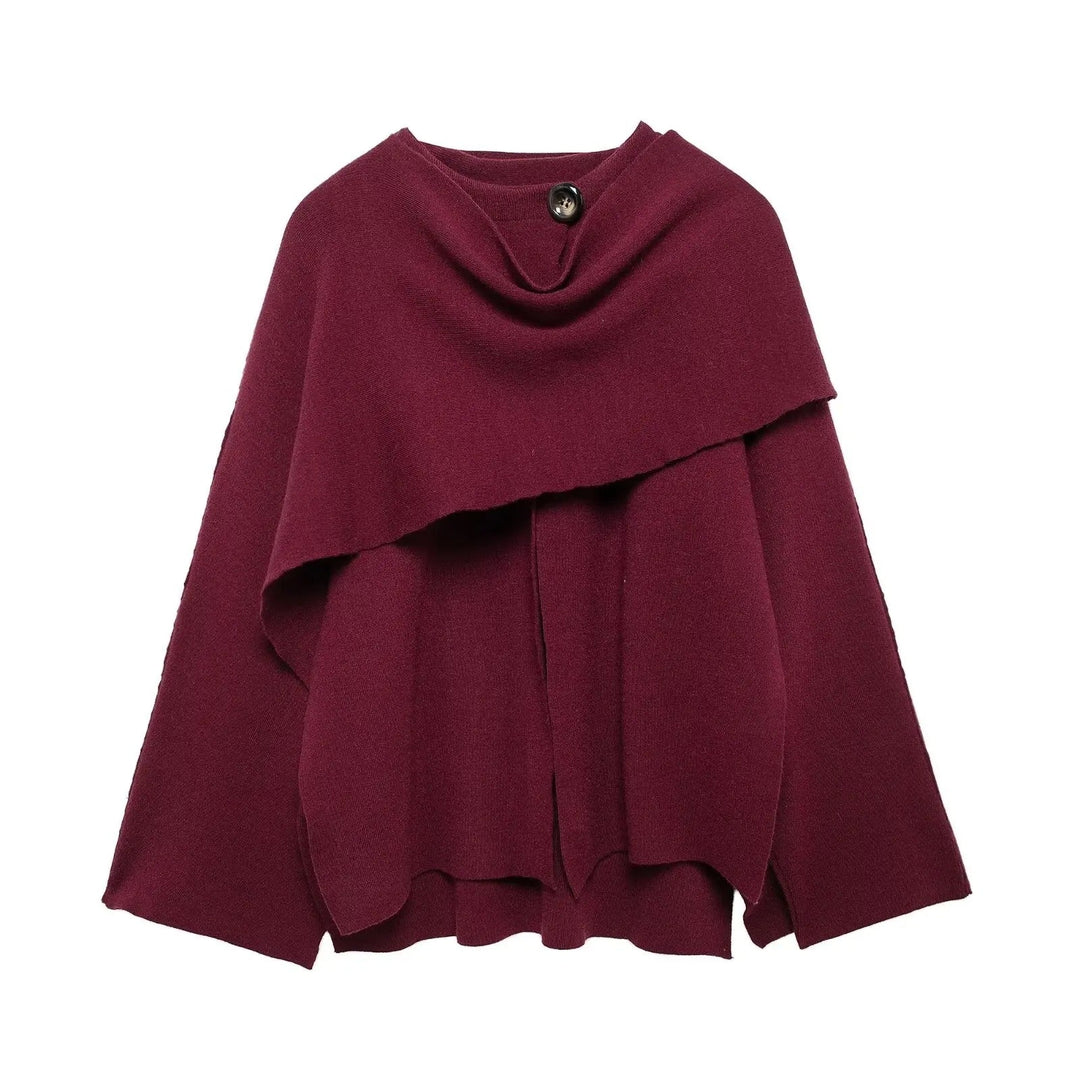 Drune | Stylischer Damen-Winter-Poncho