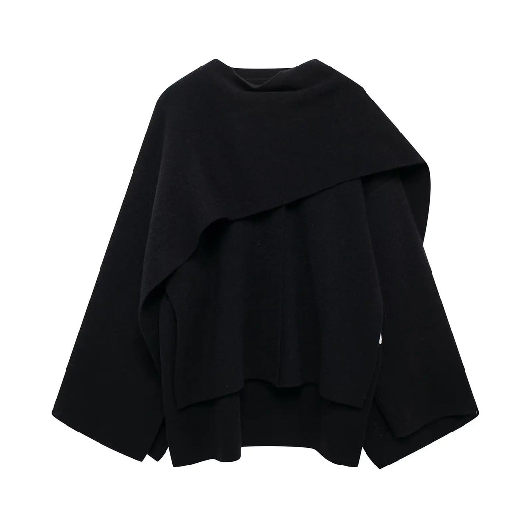 Drune | Stylischer Damen-Winter-Poncho