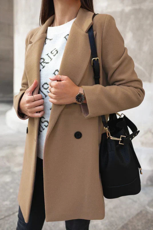 Drune | Stylischer Woll Damen Wintermantel