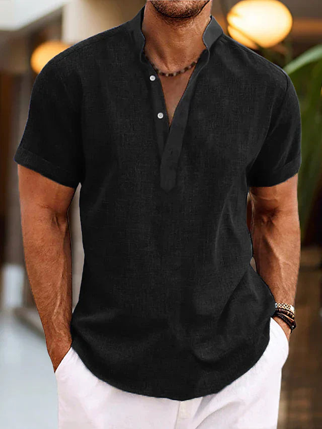 Drune | Hochwertiges, Bequemes Herren Poloshirt Mit V-Ausschnitt
