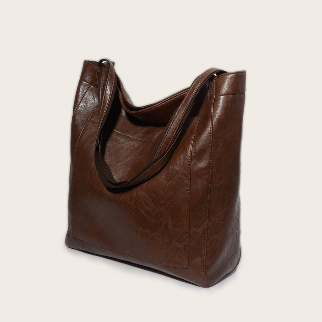 Drune - Damen Schultertasche aus veganem Leder