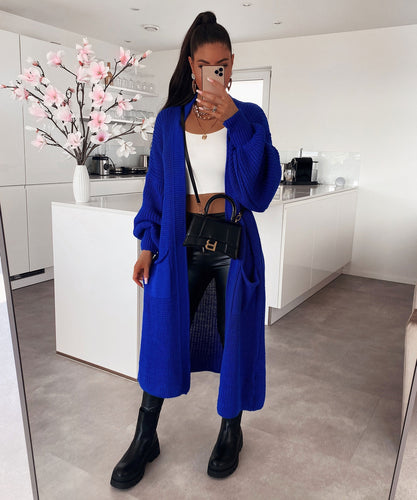 Drune Lang Royalblau