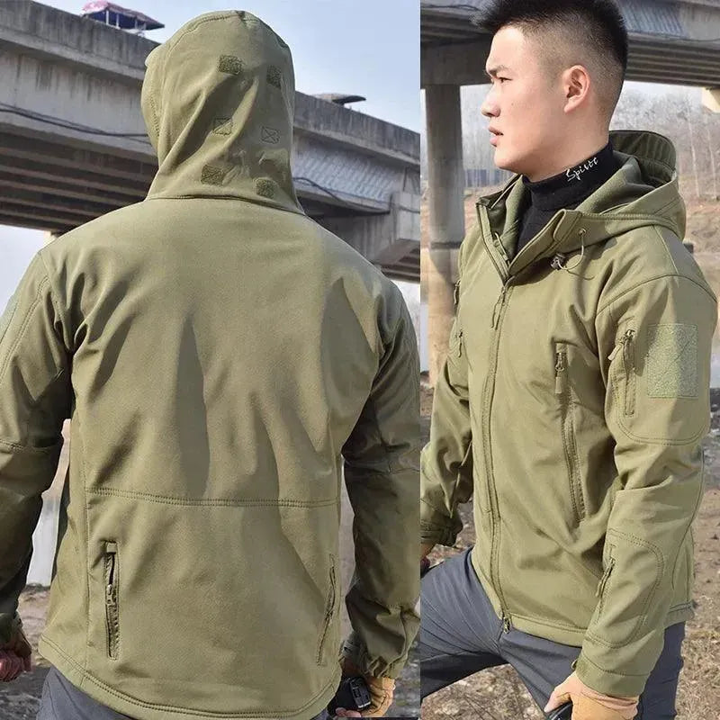 Drune | Taktische wasserdichte Fleecejacke für Herren