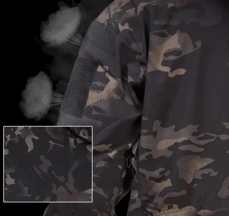 Drune | Taktische wasserdichte Fleecejacke für Herren