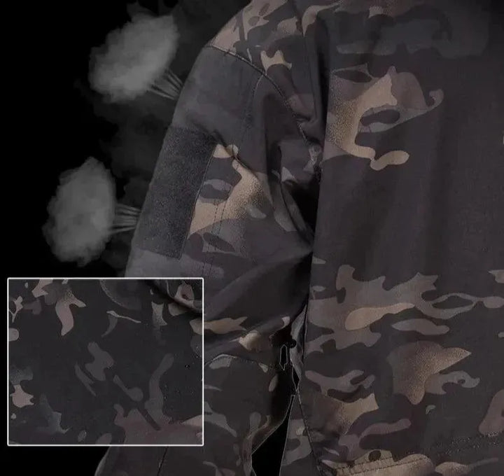 Drune | Taktische wasserdichte Fleecejacke für Herren