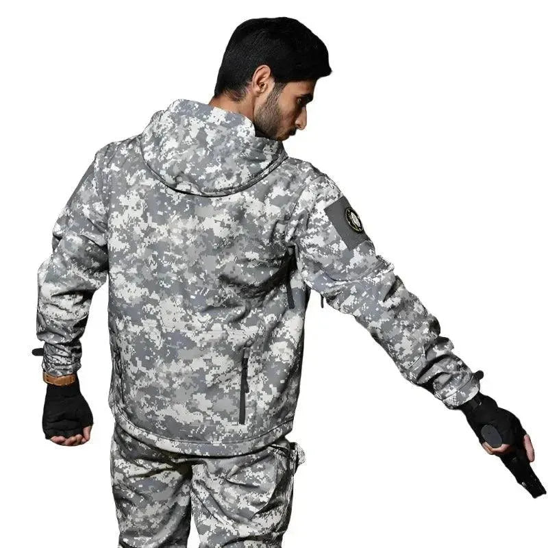 Drune | Taktische wasserdichte Fleecejacke für Herren