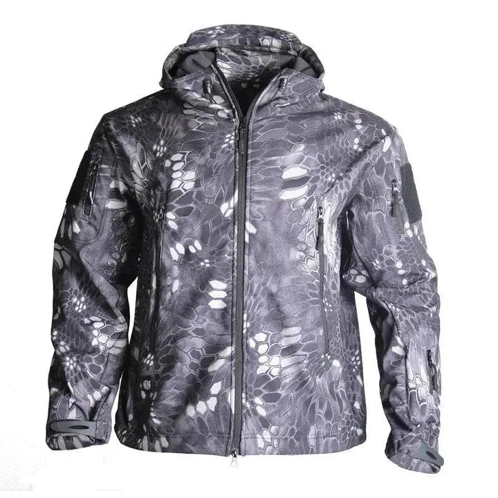 Drune | Taktische wasserdichte Fleecejacke für Herren