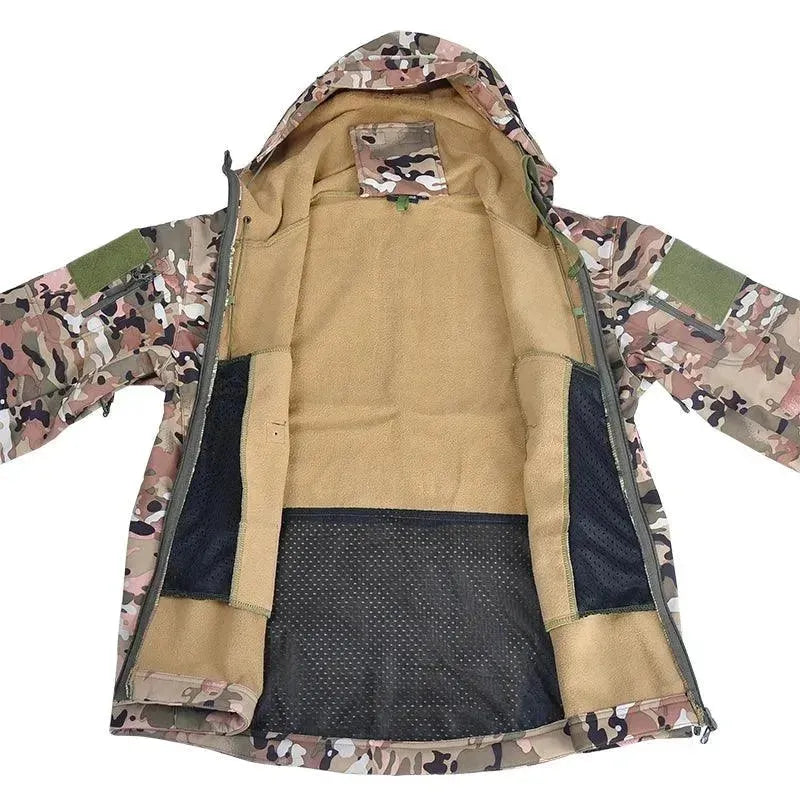 Drune | Taktische wasserdichte Fleecejacke für Herren