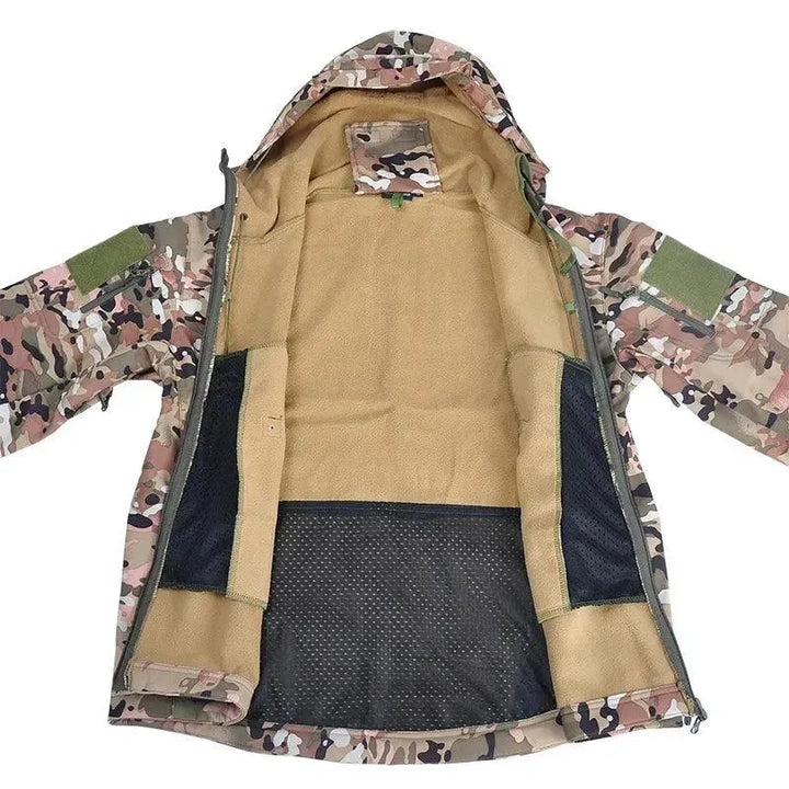 Drune | Taktische wasserdichte Fleecejacke für Herren
