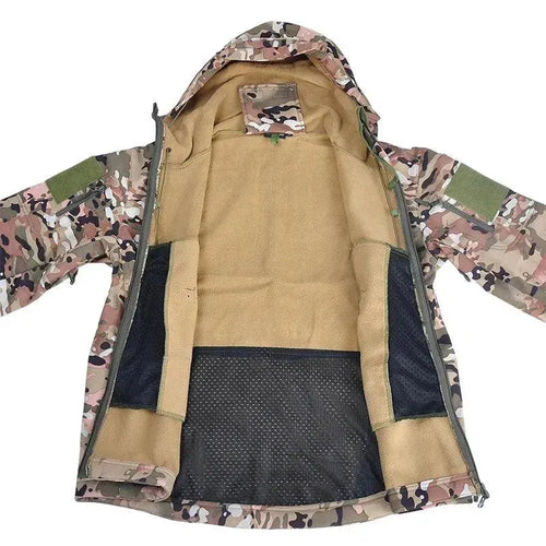 Drune | Taktische wasserdichte Fleecejacke für Herren