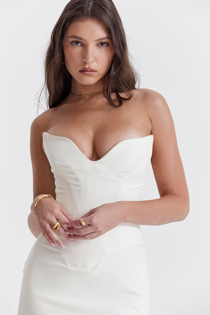 Drune | Trägerlose Korsettkleid