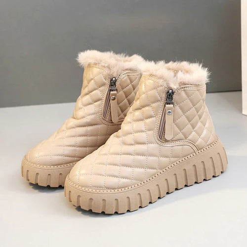 Drune | Damen Winter Fleece Warme Stiefel