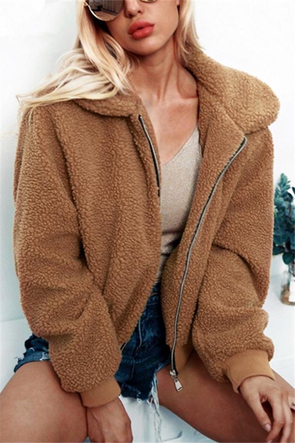 Drune | Bear Furry Kunstpelzjacke