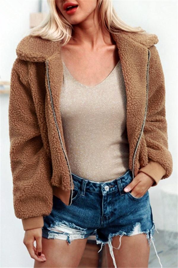 Drune | Bear Furry Kunstpelzjacke