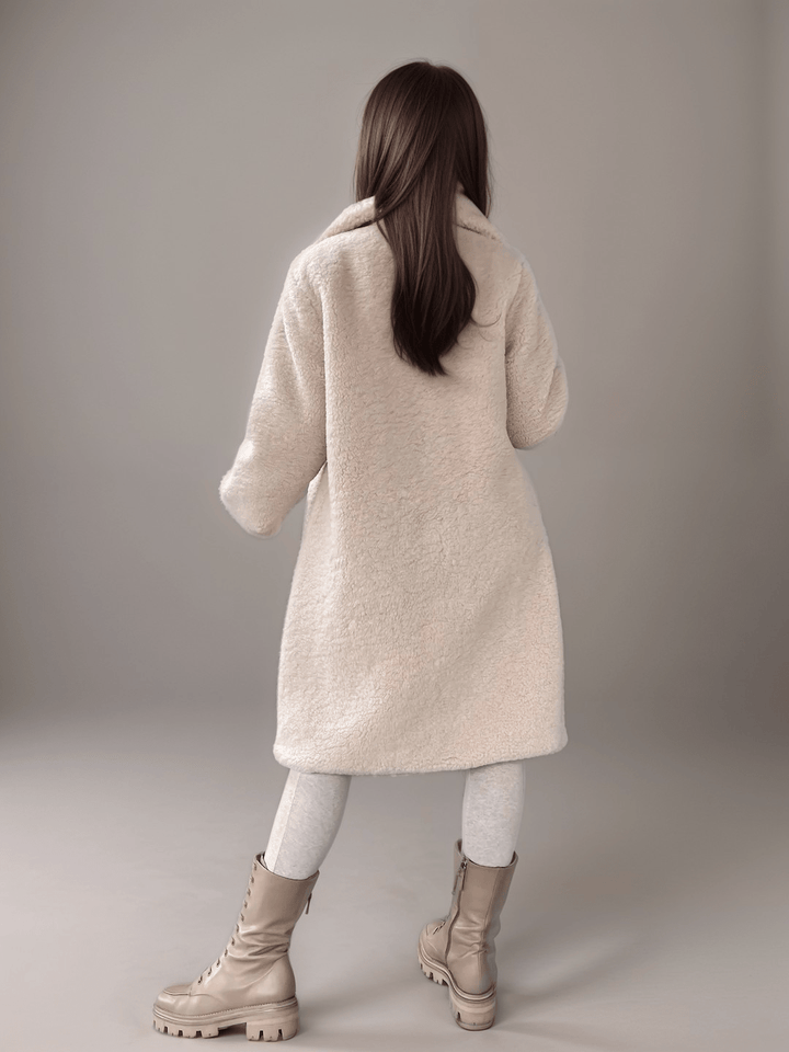 Drune | Teddy Mantel - Plüschwärme - Faux Shearling - Lässiger Winterstil