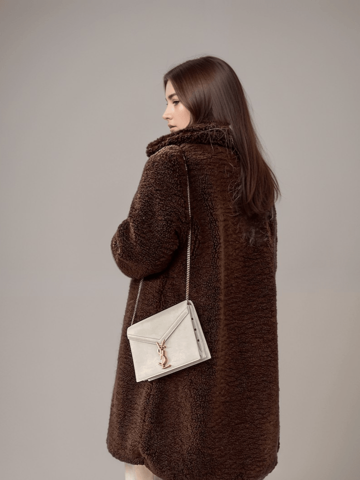 Drune | Teddy Mantel - Plüschwärme - Faux Shearling - Lässiger Winterstil