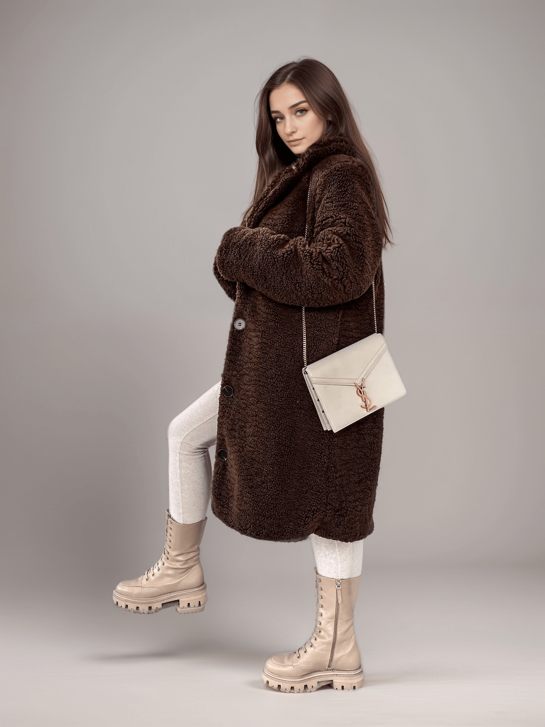 Drune | Teddy Mantel - Plüschwärme - Faux Shearling - Lässiger Winterstil