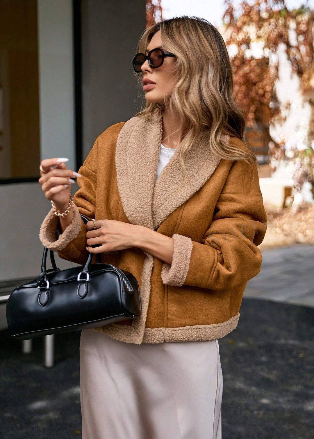 Drune | Wendbare Jacke mit Teddyfutter Weich und Warm Lässiger Chic