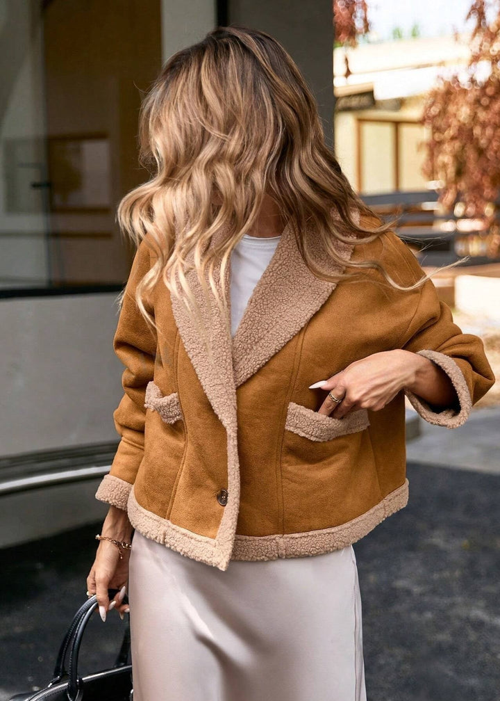 Drune | gefütterte Wildlederjacke - Gemütlich & Stylisch - Warme Winter-Schicht