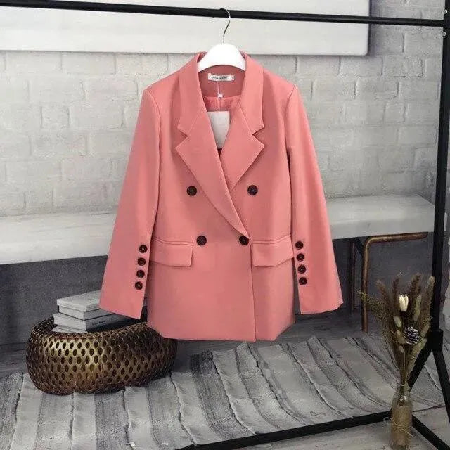 Drune | Der mitfühlende taillierte Blazer für Damen - Formal-Business - Einfarbig