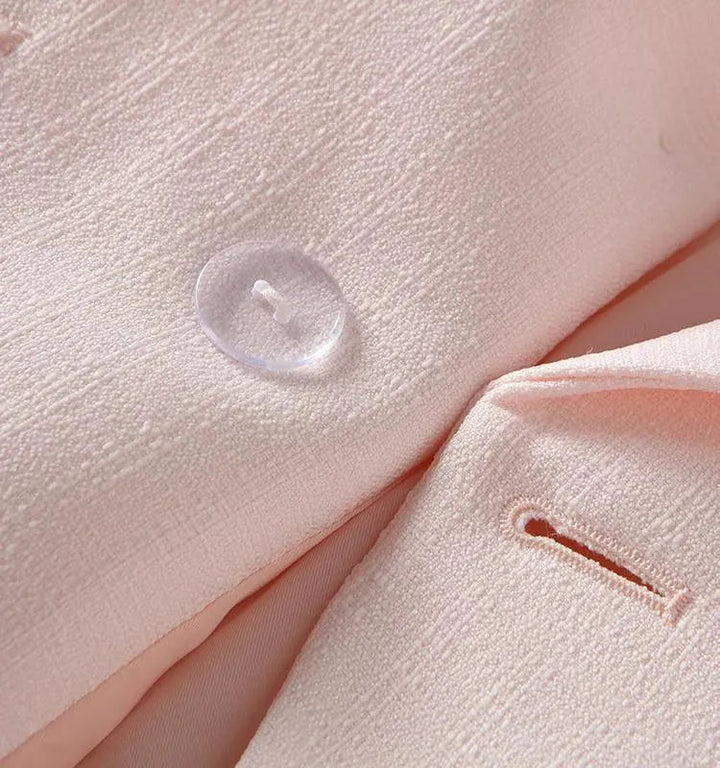 Drune | Der Gewissenhaftigkeit Pink Blazer Damen - Formal-Business - Einfarbig
