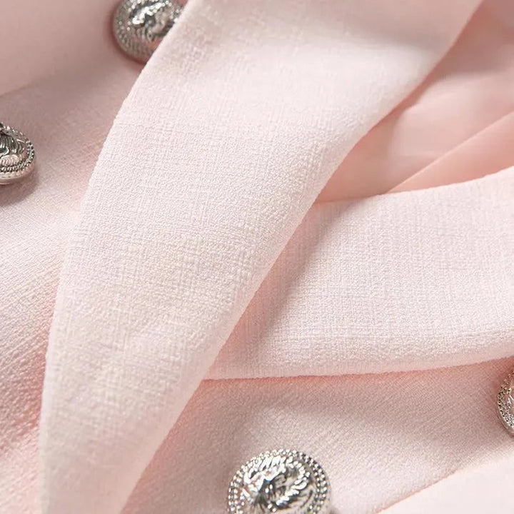 Drune | Der Gewissenhaftigkeit Pink Blazer Damen - Formal-Business - Einfarbig