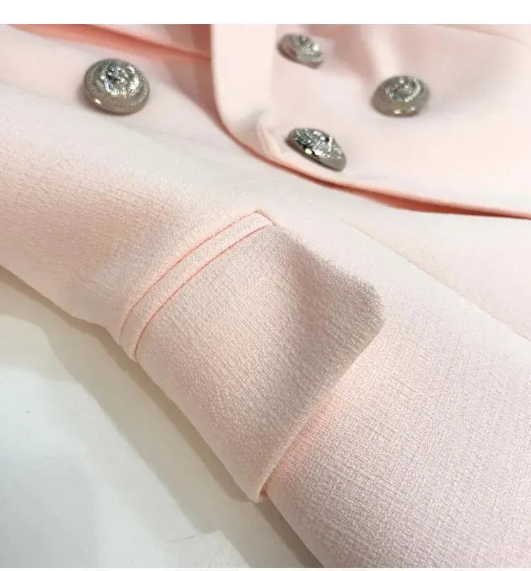 Drune | Der Gewissenhaftigkeit Pink Blazer Damen - Formal-Business - Einfarbig