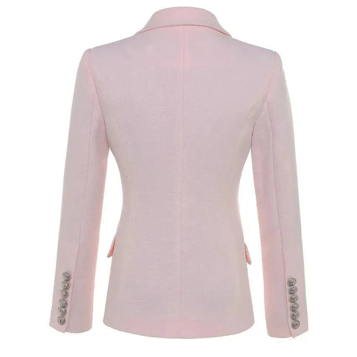 Drune | Der Gewissenhaftigkeit Pink Blazer Damen - Formal-Business - Einfarbig
