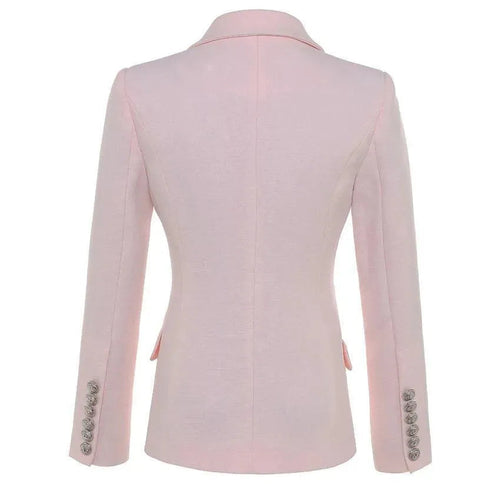 Drune | Der Gewissenhaftigkeit Pink Blazer Damen - Formal-Business - Einfarbig