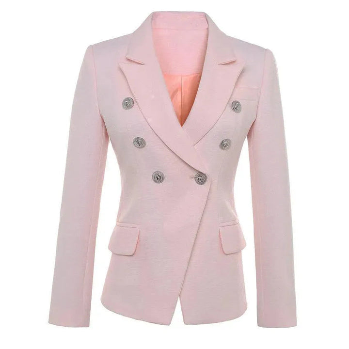 Drune | Der Gewissenhaftigkeit Pink Blazer Damen - Formal-Business - Einfarbig