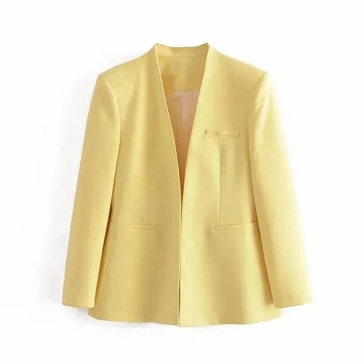 Drune | Der Vorstellungskraft Formal Blazer Damen - Lässig - Uni-Farben