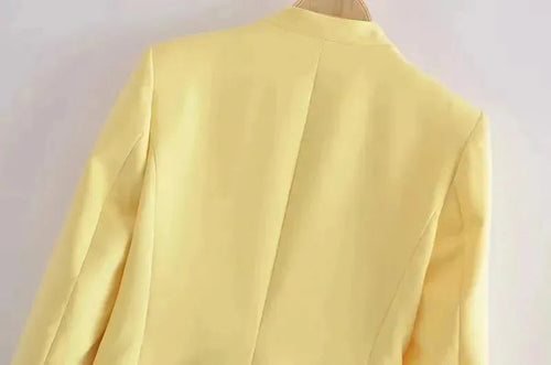 Drune | Der Vorstellungskraft Formal Blazer Damen - Lässig - Uni-Farben