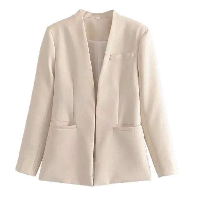 Drune | Der Vorstellungskraft Formal Blazer Damen - Lässig - Uni-Farben