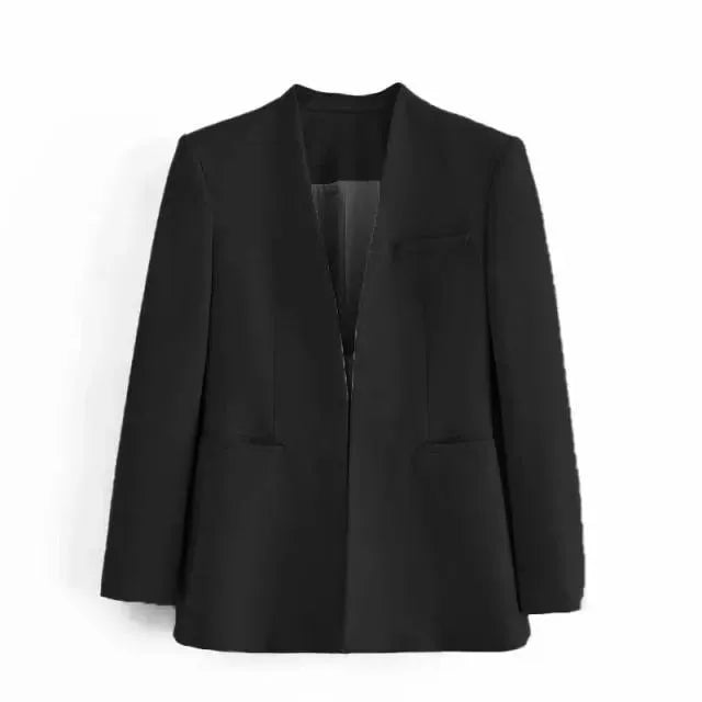 Drune | Der Vorstellungskraft Formal Blazer Damen - Lässig - Uni-Farben